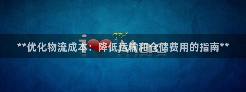 28圈注册网站多少：**优化物流成本