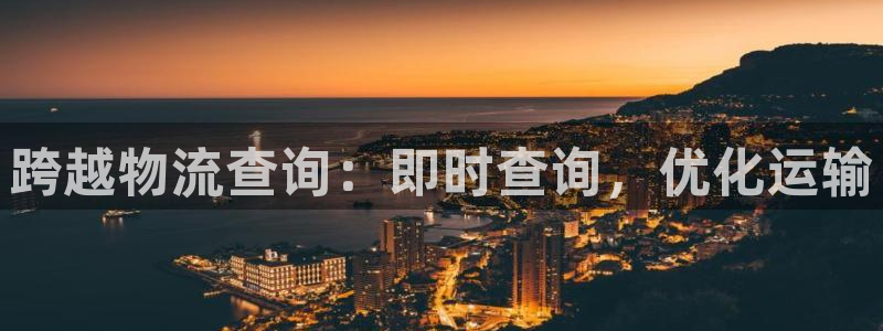 28圈注册登录流程：跨越物流查询：即