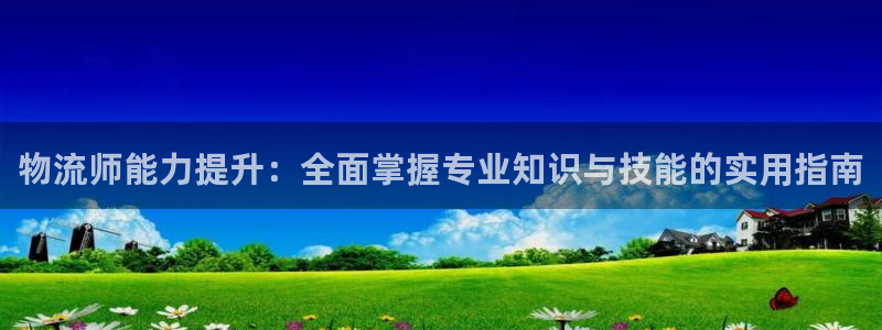 28圈能提现吗：物流师能力提升：全面