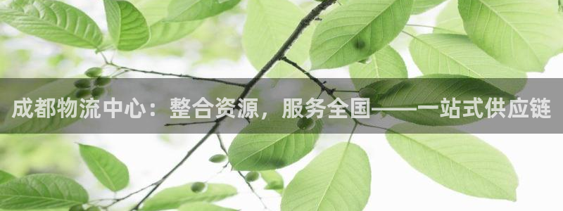 28圈.ccmapp：成都物流中心：