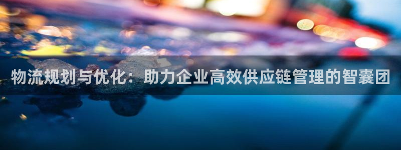 28圈为什么没有赢过一次：物流规划与