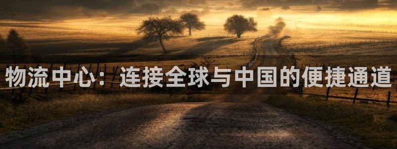 28圈预测网：物流中心：连接全球与中